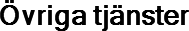 Övriga tjänster